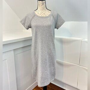Athleta Light Gray Mini Dress